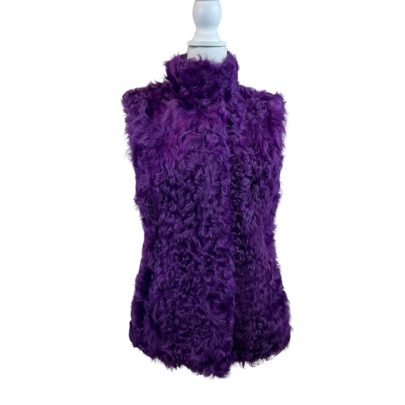 Kalgan Lamb Fur Vest • Silk Lined - Picture 3 of 9